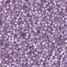 Delica Beads (Miyuki), size 11/0 (same as 12/0), SKU 195006.DB11-0629, lilac alabaster silver lined (dyed), (10gr.)