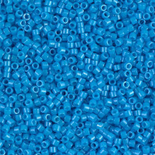 Delica Beads (Miyuki), size 11/0 (same as 12/0), SKU 195006.DB11-0659, dyed opaque capri blue, (10gr.)