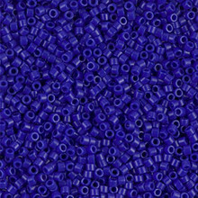 Delica Beads (Miyuki), size 11/0 (same as 12/0), SKU 195006.DB11-0726, dark blue opaque, (10gram tube, apprx 1900 beads)
