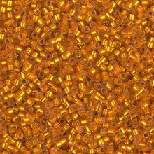 Delica Beads (Miyuki), size 11/0 (same as 12/0), SKU 195006.DB11-0681, squash semi-matte silver lined (dyed), (10gr.)