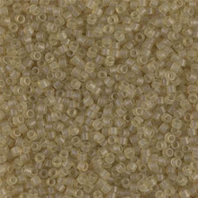 Delica Beads (Miyuki), size 11/0 (same as 12/0), SKU 195006.DB11-0771, dyed matte transp. Pale yellow, (10gram tube, apprx 1900 beads)