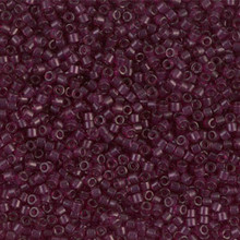 Delica Beads (Miyuki), size 11/0 (same as 12/0), SKU 195006.DB11-1312, dyed transparent wine, (10gram tube, apprx 1900 beads)