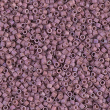 Delica Beads (Miyuki), size 11/0 (same as 12/0), SKU 195006.DB11-1066, matte metallic heather gold iris, (10gram tube, apprx 1900 beads)