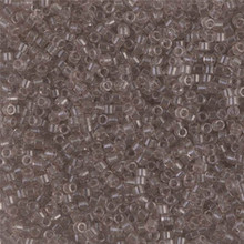Delica Beads (Miyuki), size 11/0 (same as 12/0), SKU 195006.DB11-1416, transparent light taupe, (10gram tube, apprx 1900 beads)