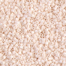 Delica Beads (Miyuki), size 11/0 (same as 12/0), SKU 195006.DB11-1490, opaque bisque white, (10gram tube, apprx 1900 beads)