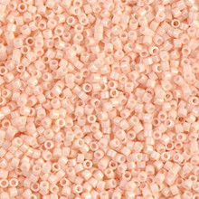 Delica Beads (Miyuki), size 11/0 (same as 12/0), SKU 195006.DB11-1492, opaque light peach, (10gram tube, apprx 1900 beads)