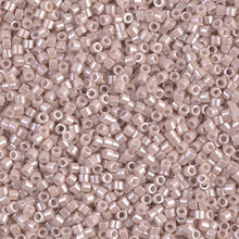 Delica Beads (Miyuki), size 11/0 (same as 12/0), SKU 195006.DB11-1535, opaque pink champagne ceylon, (10gram tube, apprx 1900 beads)
