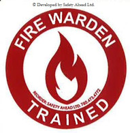 Fire Warden Trained - Sticker