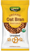 Landau Organic Oat Bran Pretzels Unsalted, 8 oz.