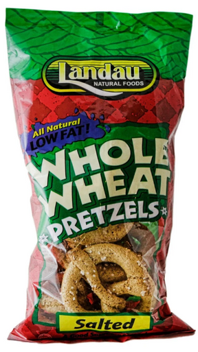 Landau Whole Wheat Pretzels Salted, 8 oz. 