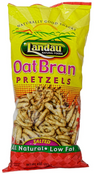 Landau Organic Oat Bran Pretzels Salted, 8 oz. 