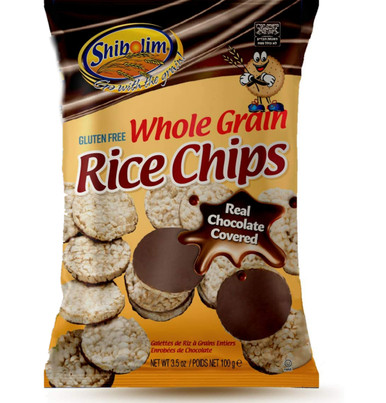Shibolim Whole Grain Rice Chips Chocolate Coated