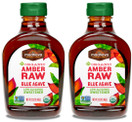 Madhava Organic Agave Nectar Amber Raw, 23.5 oz. (Pack of 2) 