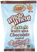 Shibolim Whole Wheat Pretzels White Milk Chocolate Coated, 4 oz. 