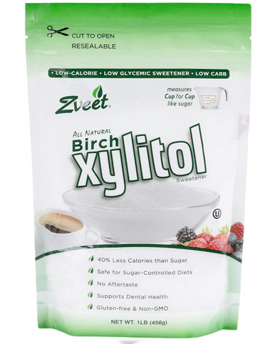 Zveet Real Birch Xylitol, 1 lb.