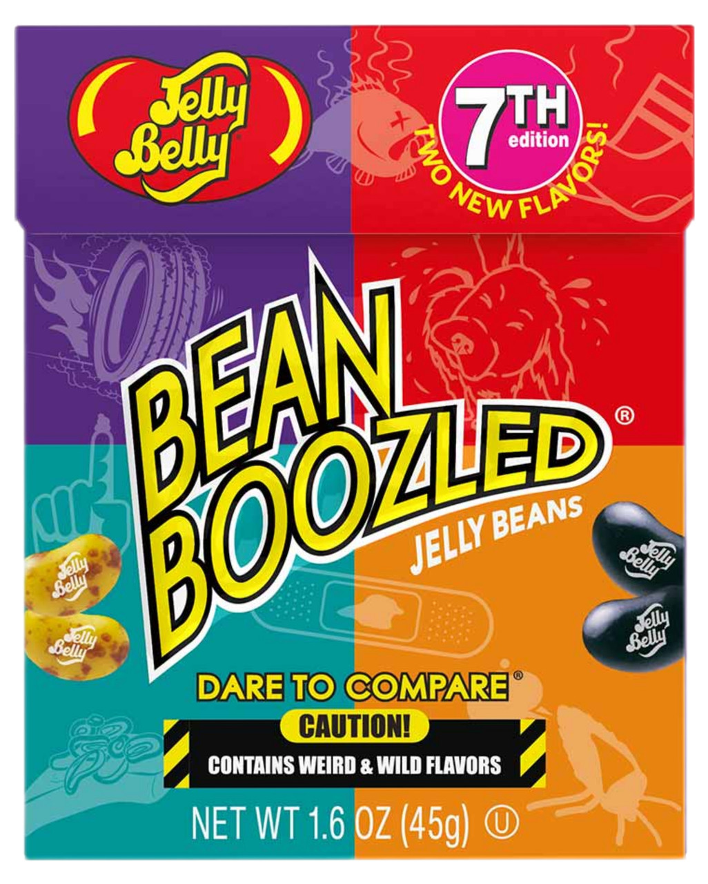 Jelly Belly Beanboozled Jelly Beans 7th Edition, 1.6 oz - Whole