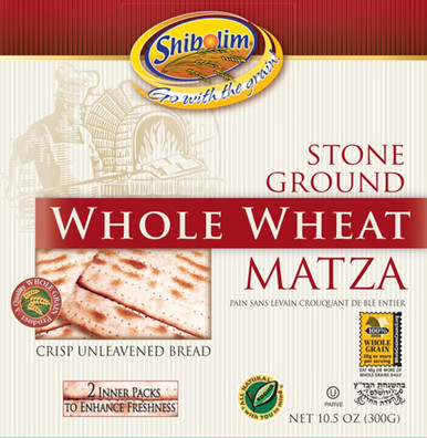 Product - Shibolim Stone Ground Whole Wheat Matza, 10.5 oz