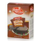 Baker's Choice Dutch Processed Cocoa Powder, Unsweetened, 100% Pure, Dark, Holland Imported, Dairy Free, Kosher Pareve, 15 oz