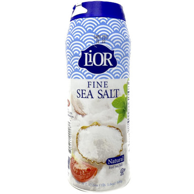 Lior Fine Sea Salt, 17.6 oz.