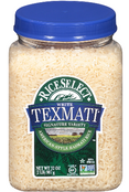 Rice Select Texmati White Rice, 32 oz Jar 