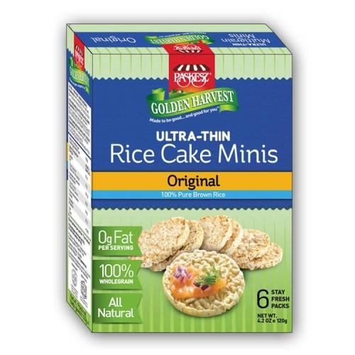 Paskesz Golden Harvest Rice Cake Minis Original, 4.2 oz. - Whole
