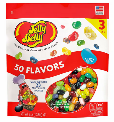 Jelly Belly 50 Flavor Gourmet Jelly Beans Assortment