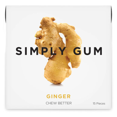 Simply Gum All Natural Gum Ginger