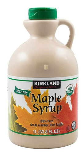 Kirkland Signature Organic Maple Syrup, 33.8 fl oz.