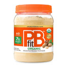 PBfit Organic Powdered Peanut Butter Spread (30 oz) – USDA Organic Roasted Peanut Powder | 7g Plant-Based Protein, 60 Calories, Gluten-Free, Low Fat