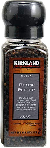 Kirkland Black Pepper with Grinder, 6.3 oz. 