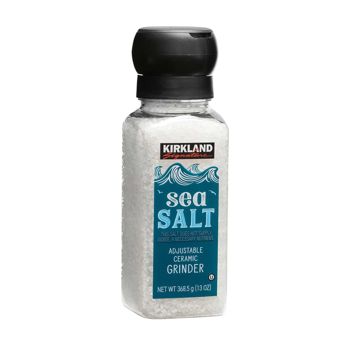 Kirkland Sea Salt with Grinder, 13 oz. Whole And Natural
