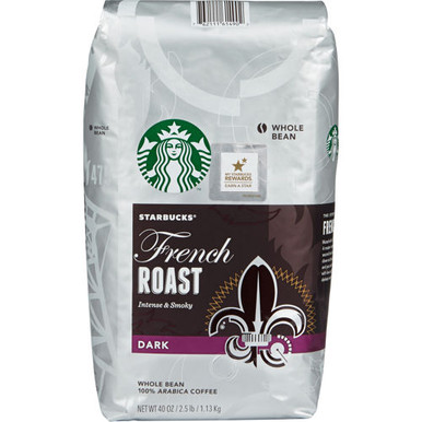 Starbucks French Roast Coffee Beans, 40 oz.