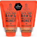 Nature Nate's Raw & Unfiltered Honey Squeeze Pouches, 16 oz (2 Pack)