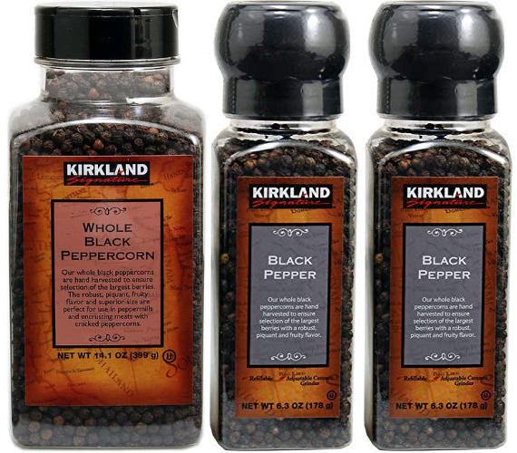 kirkland black pepper grinder refill