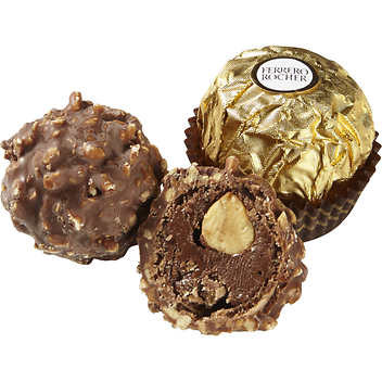 Ferrero Rocher Fine Hazelnut Chocolates 21 2 Oz Whole And Natural