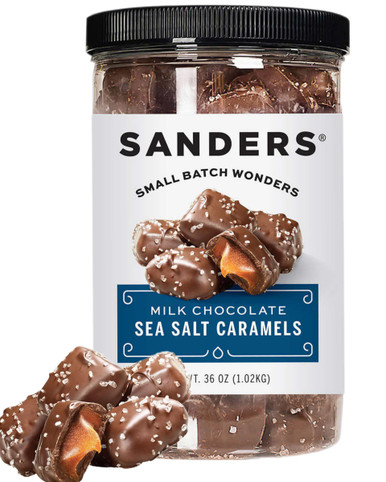 Sanders Milk Chocolate Sea Salt Caramels