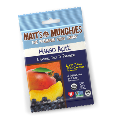 Matt's Munchies Premium Fruit Snack Mango Acai