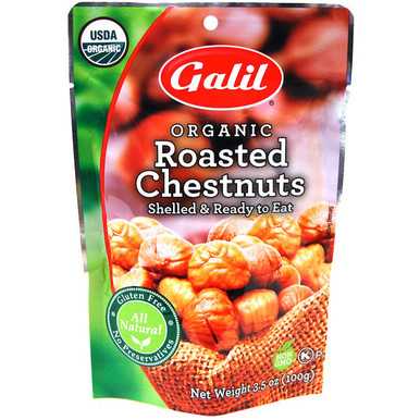 Galil Organic Roasted Chestnuts, 3.5 oz.