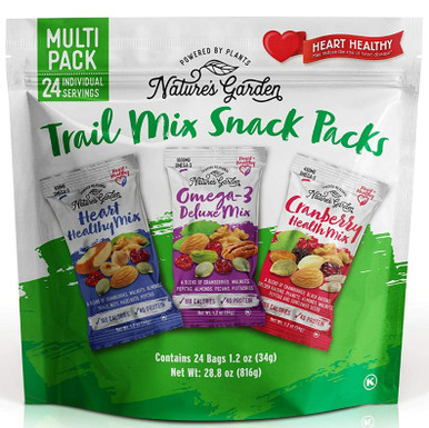 Natures Garden Healthy Trail Mix Snack Pack, 28.8 oz.