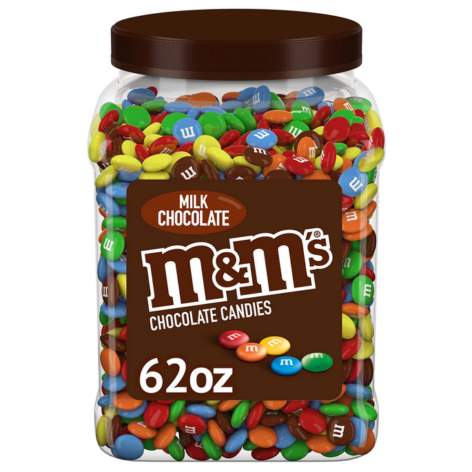 M&M's Milk Chocolate M&M Candy, 62 oz. - Whole And Natural