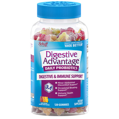 Schiff Digestive Advantage Probiotic Gummies, 120 Gummies