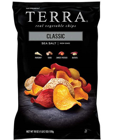 Terra Classic Vegetable Chips Sea Salt, 18 oz. 