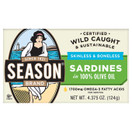 Season Skinless Boneless Sardines in Olive Oil