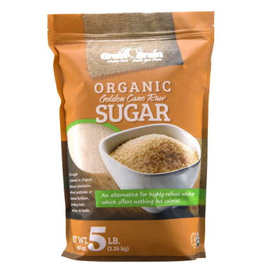 Grain Brain Passover Organic Golden Cane Raw Sugar, 5 lbs.