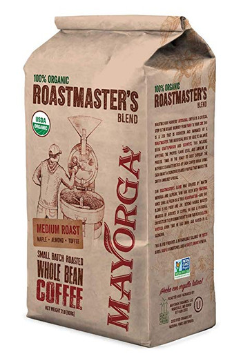 Mayorga Organic Coffee Bean Roastmaster's Blend