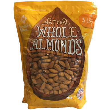 Member's Mark Natural Whole Almonds, 3 lbs. 