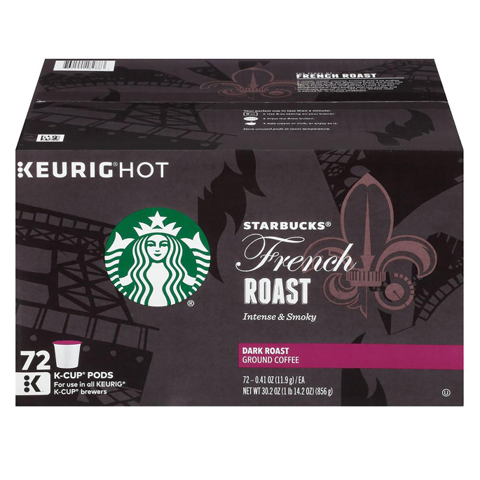 Starbucks French Roast Coffee K-Cups 