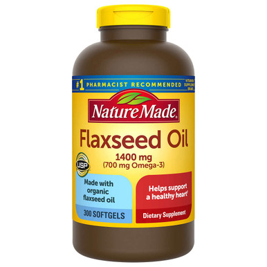 Nature Made Flaxseed Oil 1400 mg., 300 Softgels