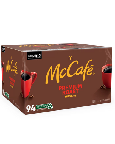 McCafe Premium Roast Coffee K-Cup Pods, 94 ct