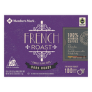 Member's Mark French Roast Coffee Single Serve K-Cup Coffee Pods, 100 ct. 